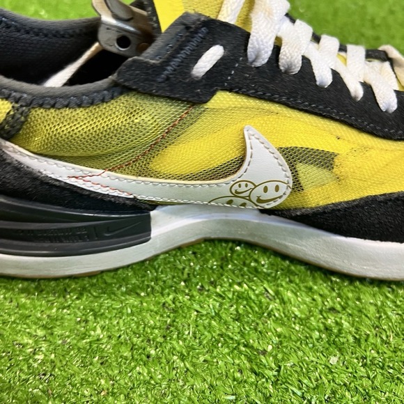 Youth Size 7 Nike Running Shoes Waffle Debut Yellow "go The Extra Smile" - Picture 8 of 12